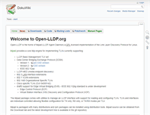 Tablet Screenshot of open-lldp.org